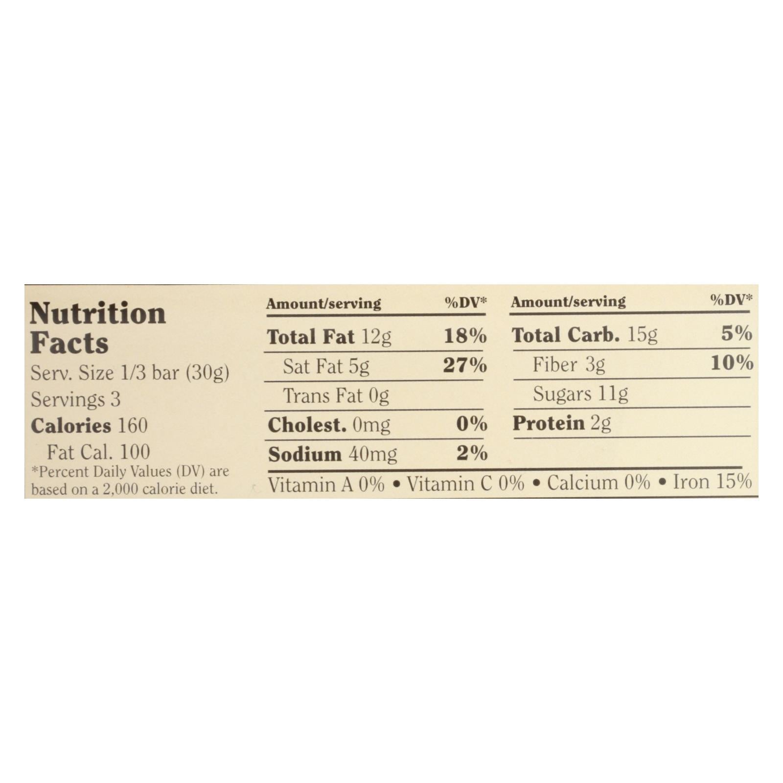 Chocolove Xoxox - Premium Chocolate Bar - Dark Chocolate - Almonds And Sea Salt - 3.2 Oz Bars - Case Of 12 - Maras Green