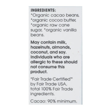 Alter Eco Americas Organic Chocolate Bar - Dark Super Blackout - Case Of 12 - 2.65 Oz - Maras Green