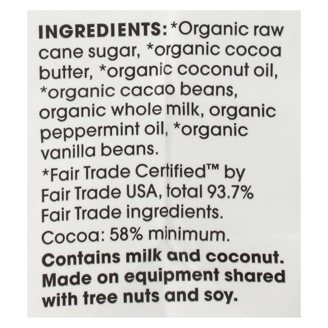 Alter Eco Americas Dark Chocolate Truffles - Mint Creme - Case Of 8 - 4.2 Oz. - Maras Green