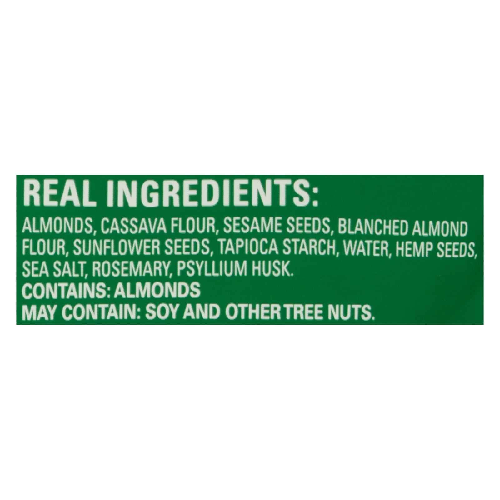 Hippie Snacks - Almond Crisp Rosemary - Case Of 8-2.5 Ounces - Maras Green