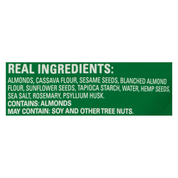 Hippie Snacks - Almond Crisp Rosemary - Case Of 8-2.5 Ounces - Maras Green