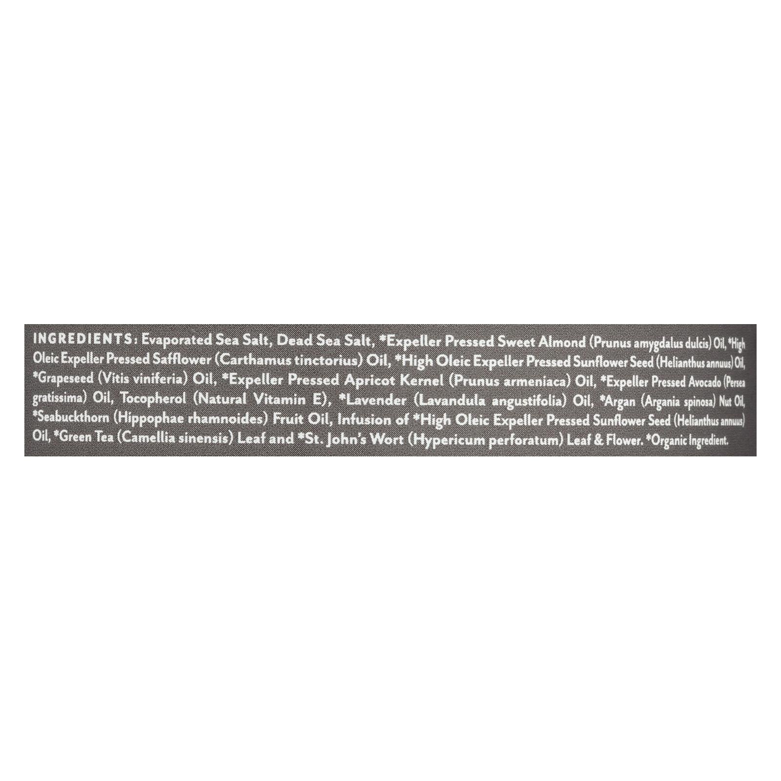 Soothing Touch Scrub - Organic - Salt - Herbal - Lavender - 10 Oz - Maras Green