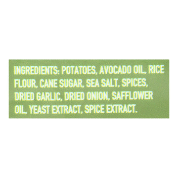 Boulder Canyon - Avocado Oil Canyon Cut Potato Chips - Sea Salt And Cracked Pepper - Case Of 12 - 5.25 Oz. - Maras Green