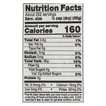 Lundberg Family Farms California White Basmati Rice - Case Of 25 Lbs - Maras Green