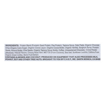 Quantum Energy Squares - Bar Caffe Mocha Almd Chip - Cs Of 8-1.69 Oz - Maras Green