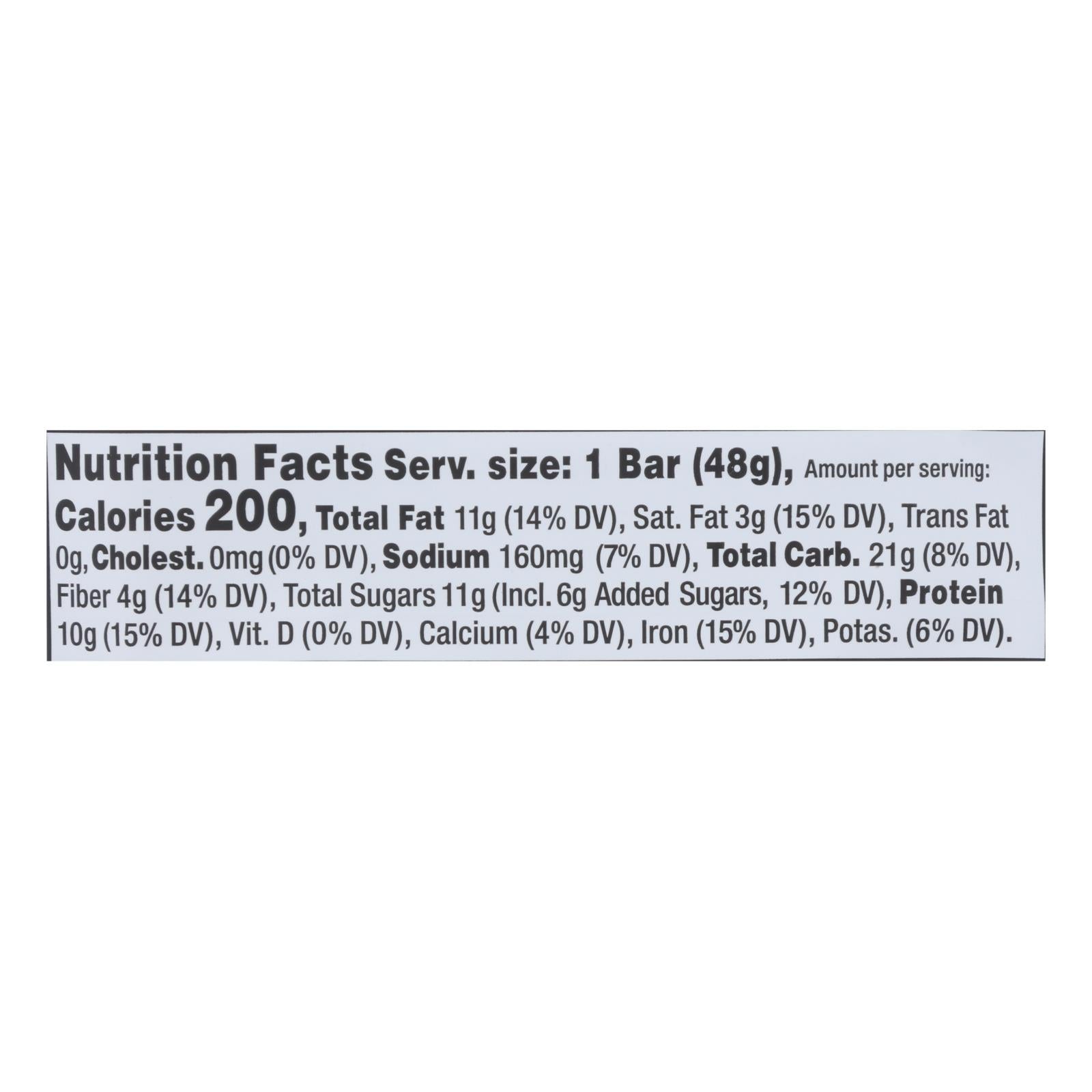 Quantum Energy Squares - Bar Caffe Mocha Almd Chip - Cs Of 8-1.69 Oz - Maras Green