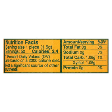 Epic Dental - Xylitol Gum - Fresh Fruit - 50 Pieces - Maras Green