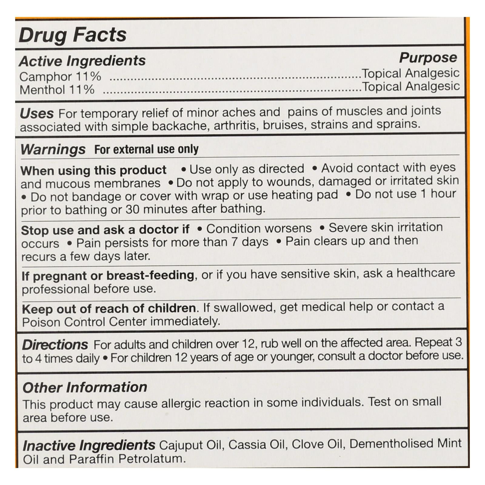 Tiger Balm Pain Relief Ointment - 0.63 Oz - Case Of 6 - Maras Green