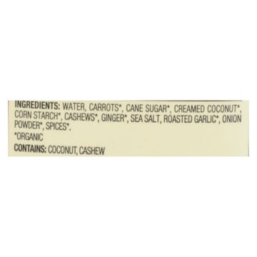 Pacific Natural Foods Carrot Ginger Soup - Organic Cashew - Case Of 12 - 32 Fl Oz. - Maras Green