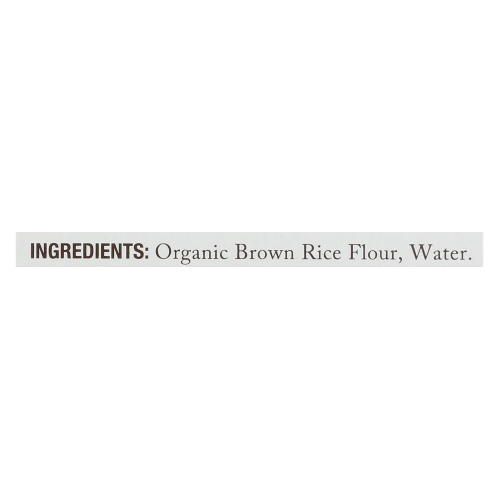 Jovial - Pasta - Organic - Brown Rice - Spaghetti - 12 Oz - Case Of 12 - Maras Green