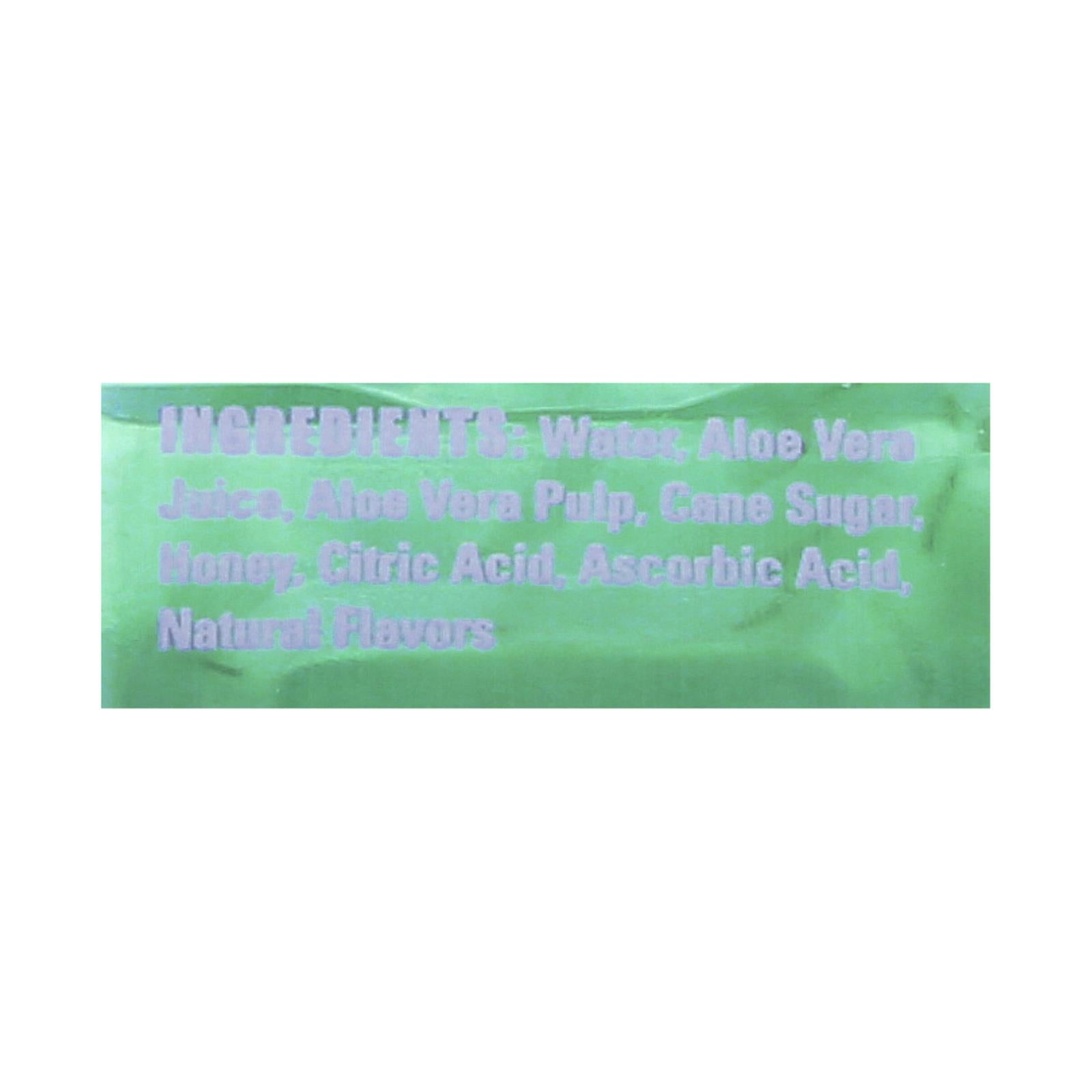 Alo Original Exposed Aloe Vera Juice Drink - Original And Honey - Case Of 12 - 16.9 Fl Oz. - Maras Green