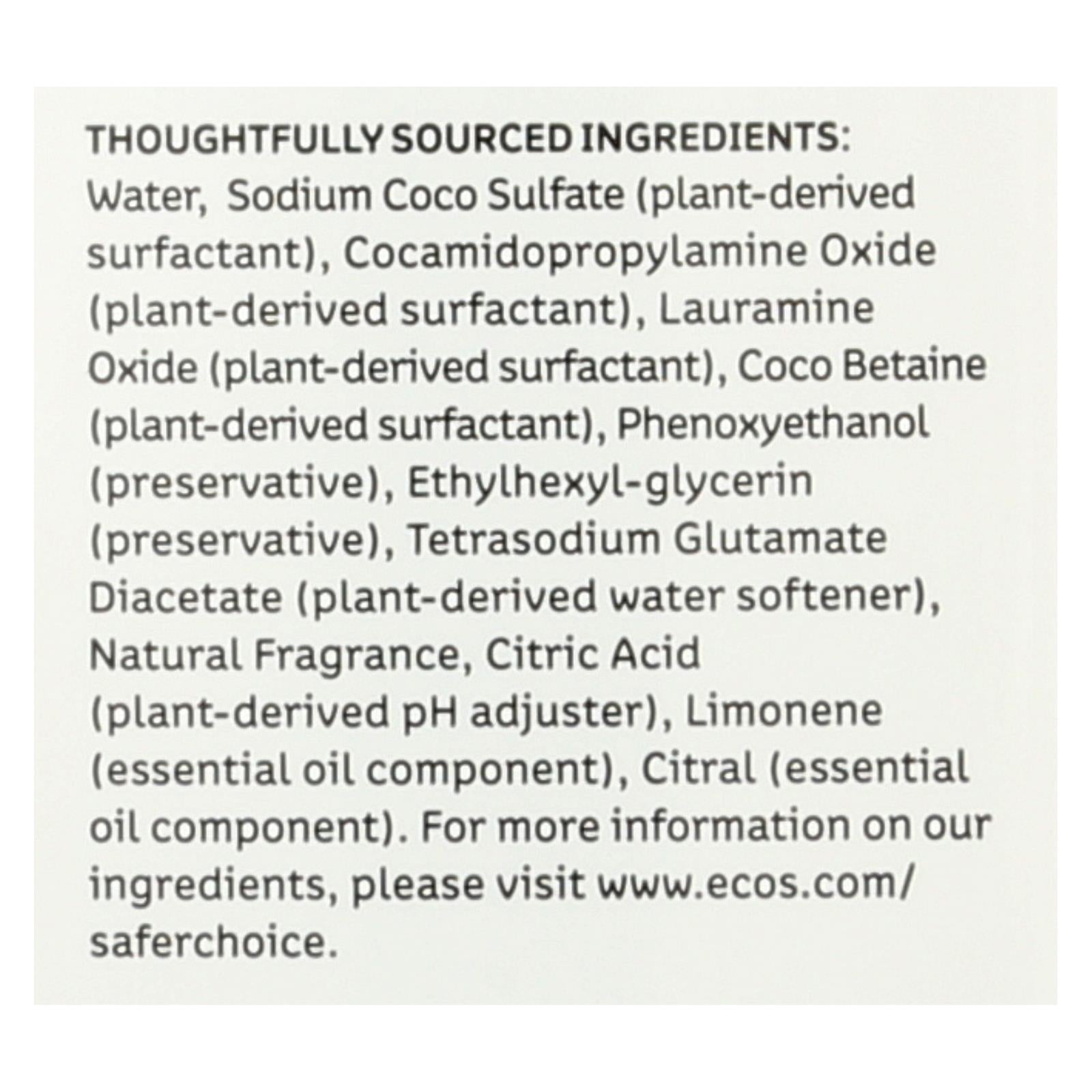 Earth Friendly Dish Mate Liquid Dish Soap - Bamboo Lemon - Case Of 6 - 25 Fl Oz. - Maras Green