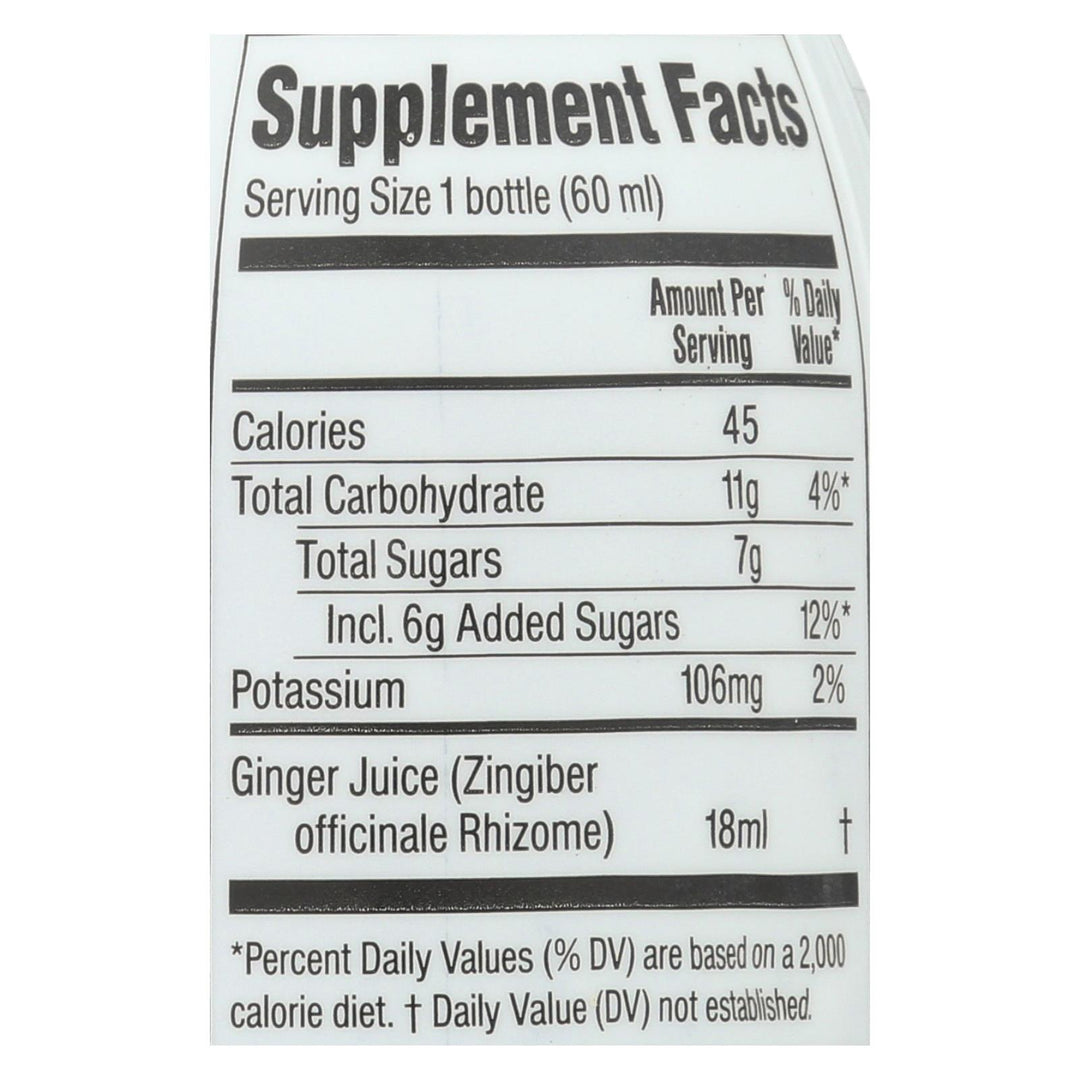 Ginger People - Ginger Shot Rescue Lemon Cynn - Case Of 12 - 2 Fz - Maras Green