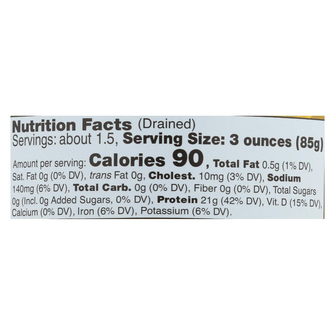 Sustainable Seas - Tuna Chunk Light In H2o - Case Of 12 - 5 Oz - Maras Green