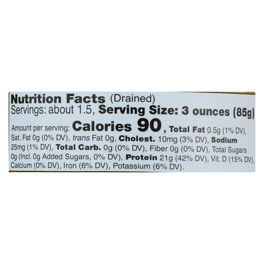 Sustainable Seas Chunk Light Tuna In Water - Case Of 12 - 5 Oz - Maras Green