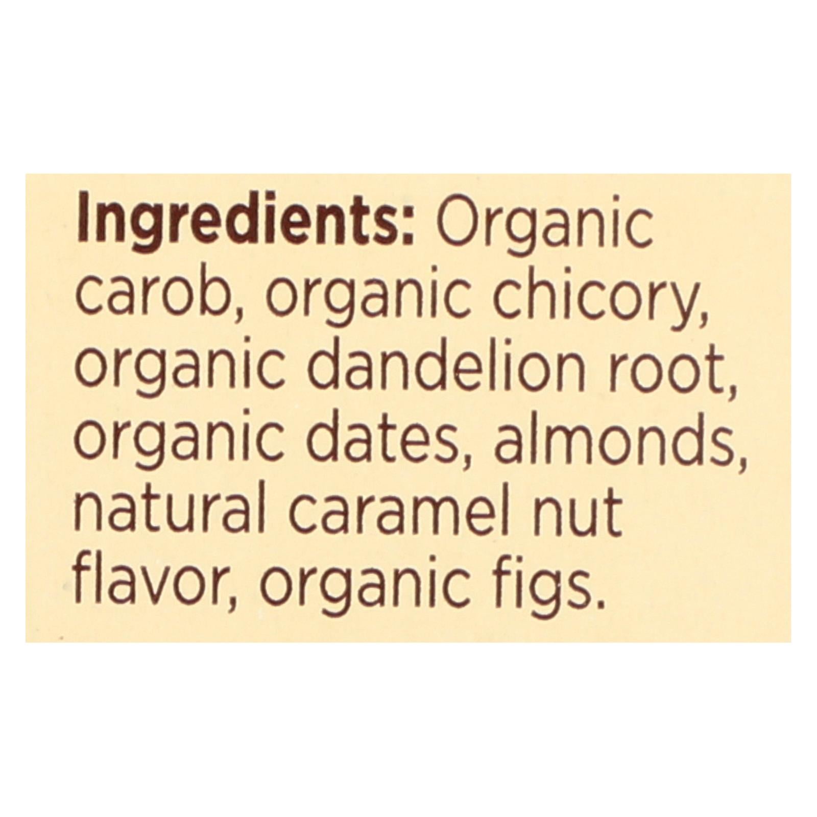 Teeccino Organic Herbal Coffee - Dandelion Caramel Nut - 10 Bags - Case Of 6 - Maras Green