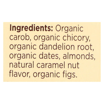 Teeccino Organic Herbal Coffee - Dandelion Caramel Nut - 10 Bags - Case Of 6 - Maras Green