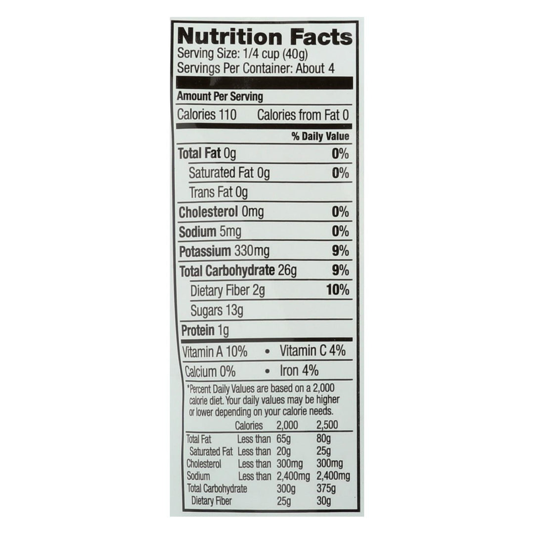 Made In Nature Plums Organic Dried Fruit - Case Of 6 - 6 Oz - Maras Green