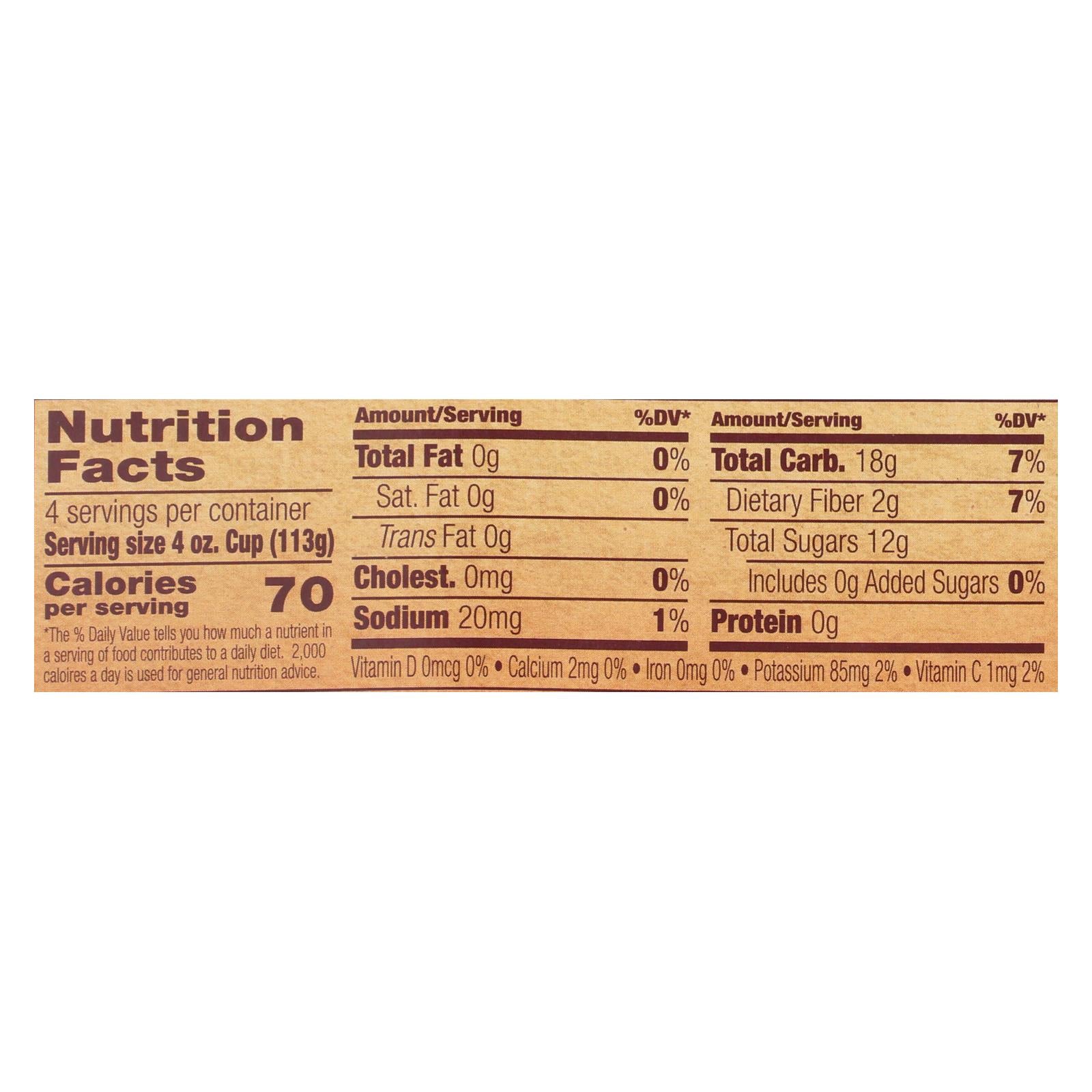 North Coast Organic Apple Sauce - Case Of 12 - 4/4 Oz - Maras Green