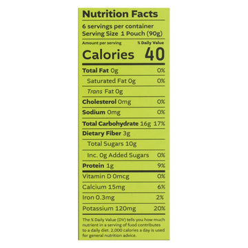 White Leaf Provisions - Baby Food Pear Ban Kiwi - Case Of 6 - 3.2 Oz - Maras Green