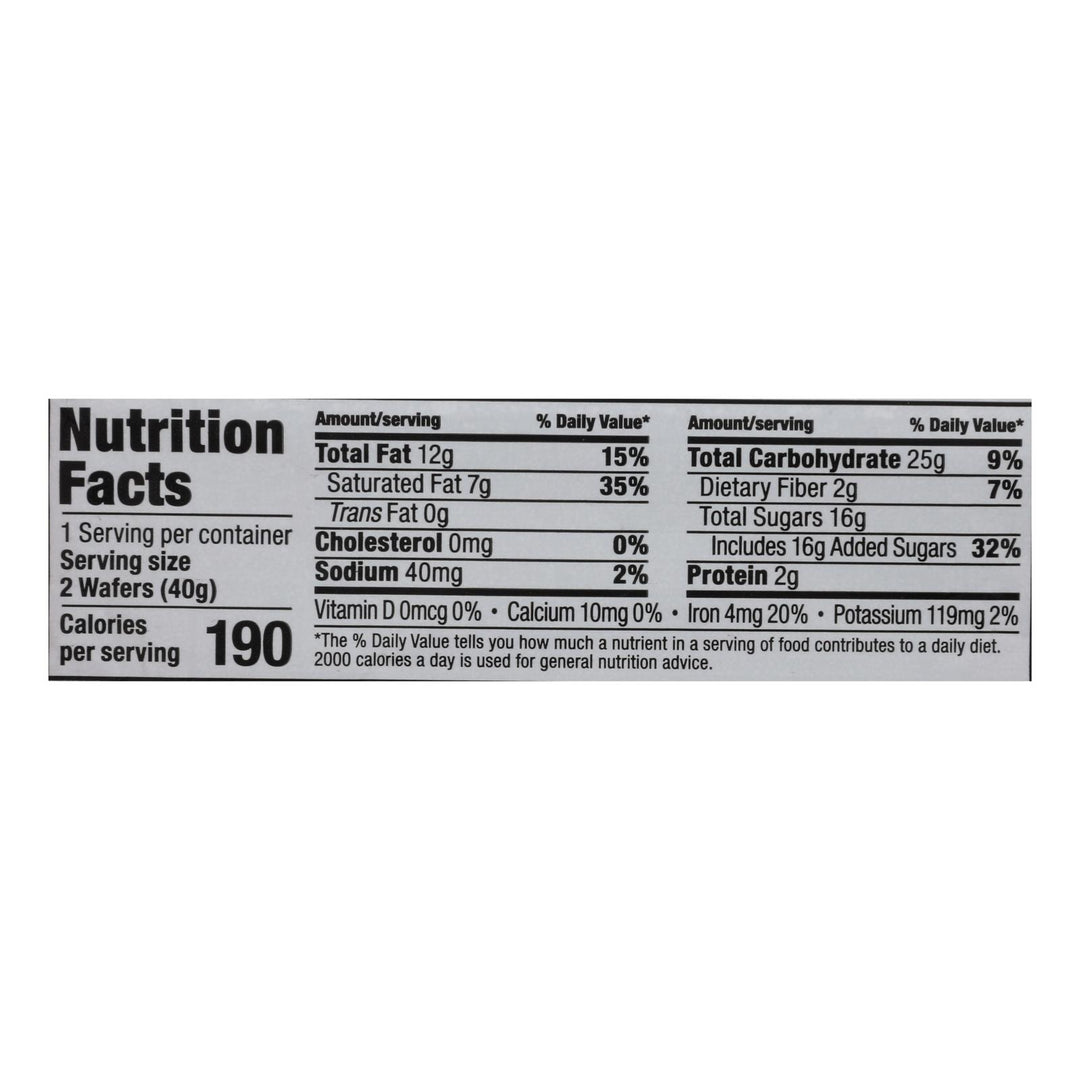 Little Secrets Crispy Wafer - Dark Chocolate With Sea Salt - Case Of 12 - 1.4 Oz. - Maras Green