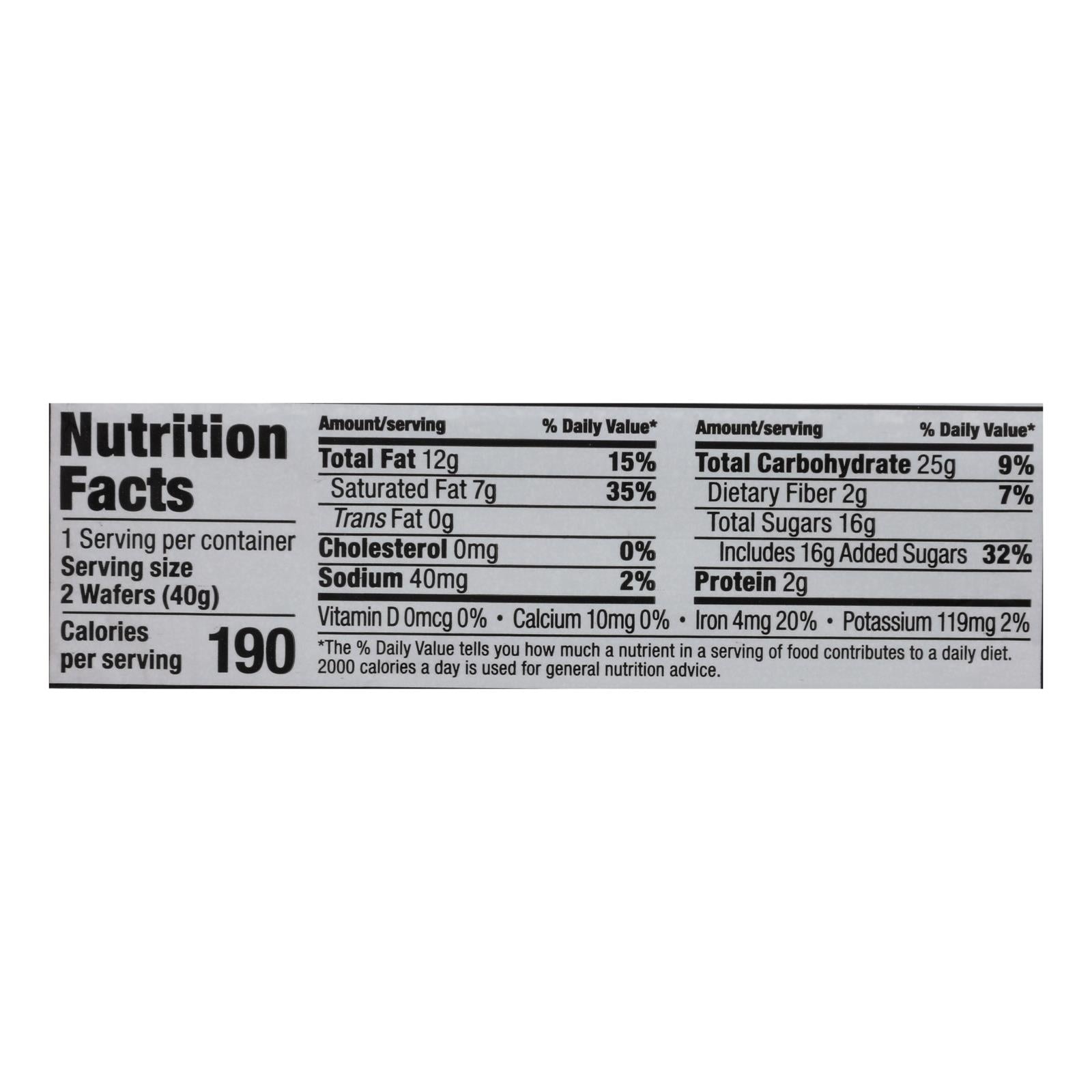 Little Secrets Crispy Wafer - Dark Chocolate With Sea Salt - Case Of 12 - 1.4 Oz. - Maras Green