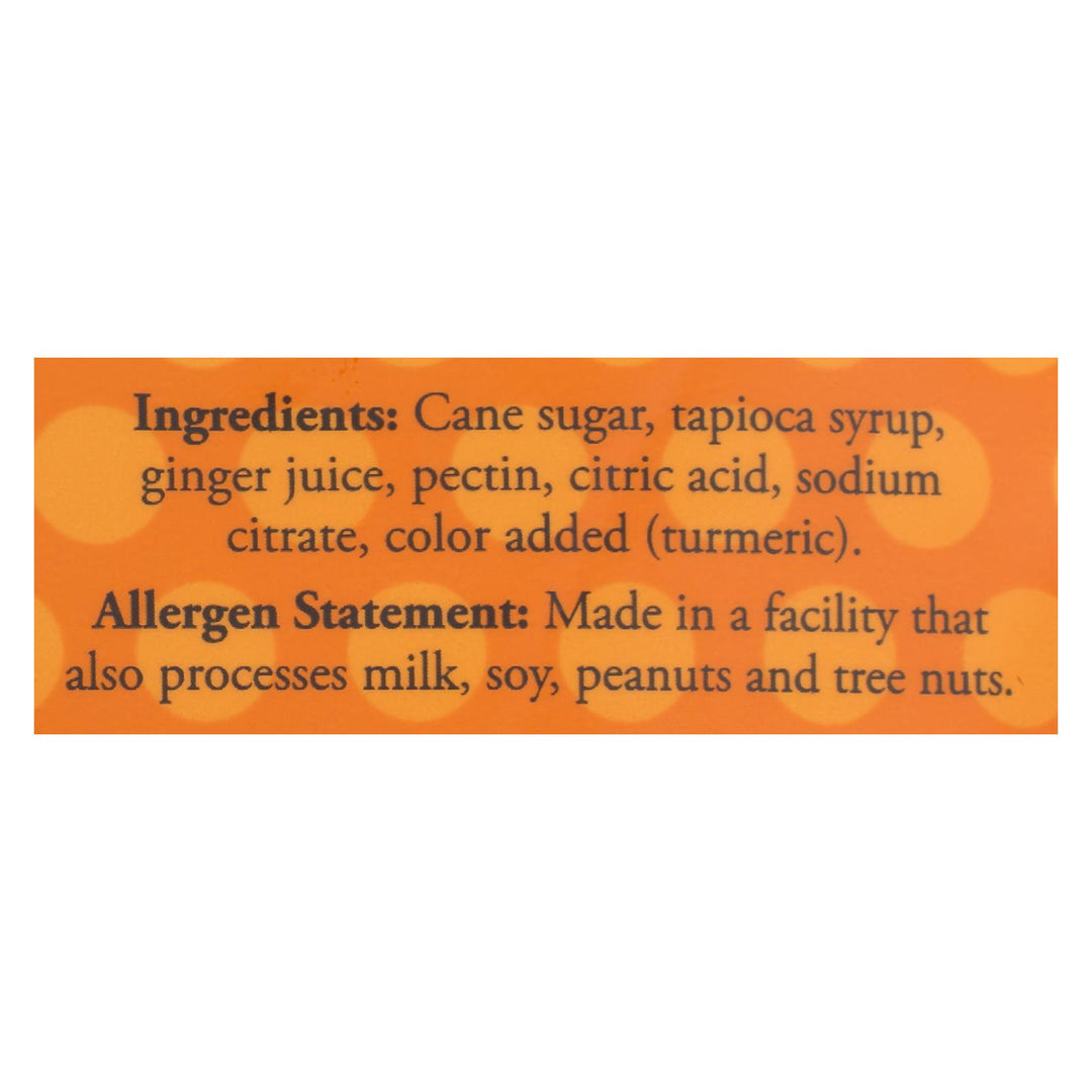 The Ginger People Gin Gins Ginger Spice Drops - Case Of 12 - 3.5 Oz - Maras Green