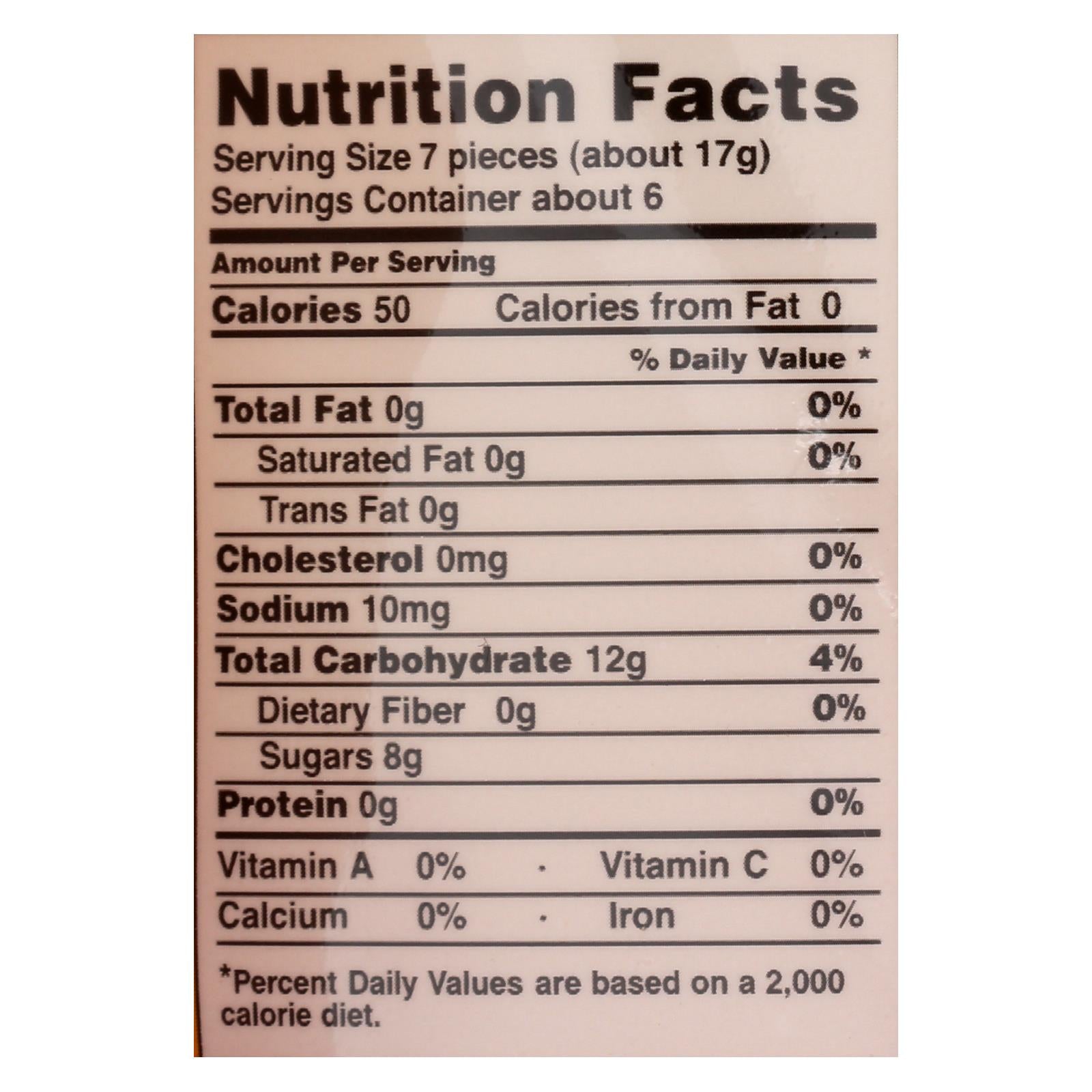 The Ginger People Gin Gins Ginger Spice Drops - Case Of 12 - 3.5 Oz - Maras Green