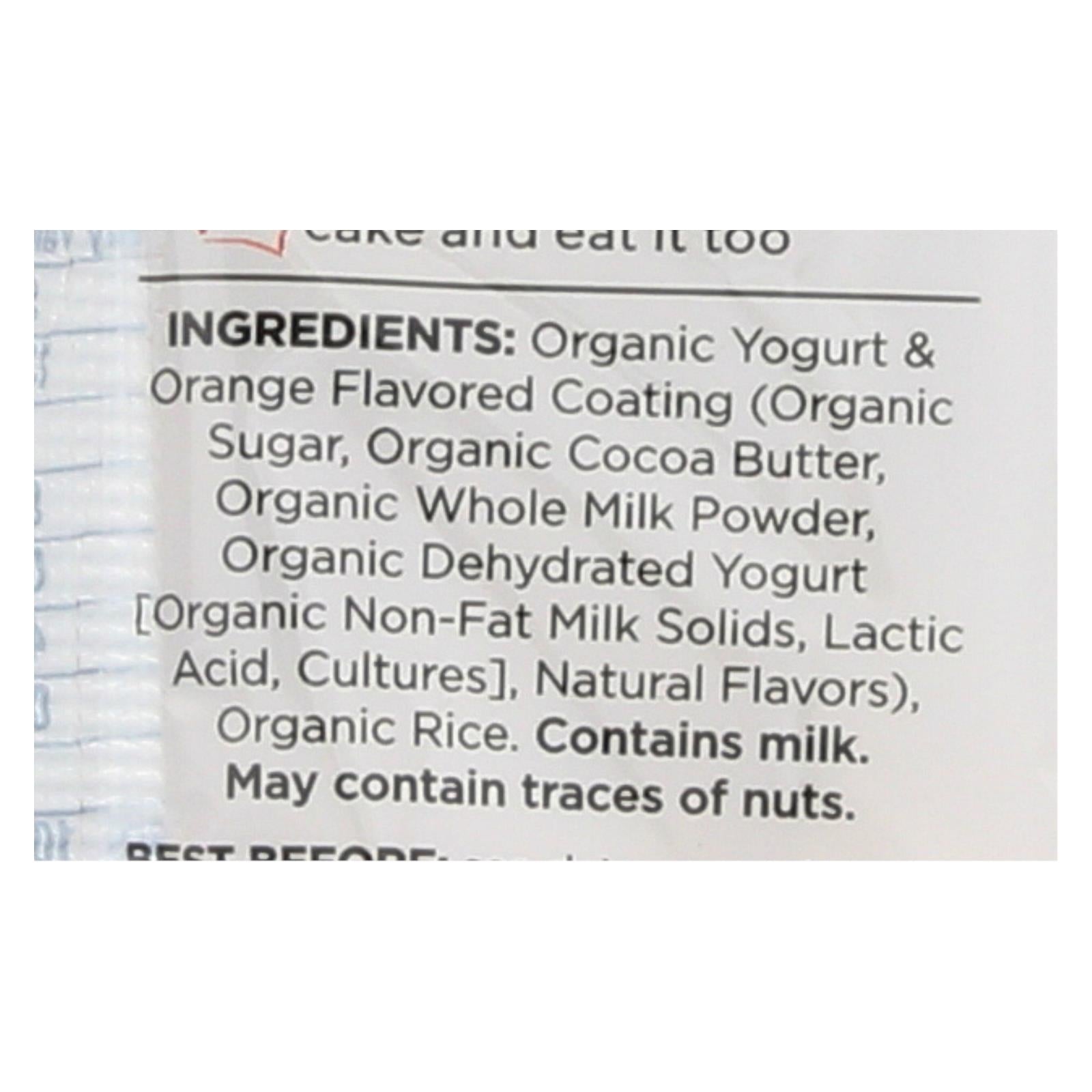 Element Organic Dipped Rice Cakes - Vanilla Orange - Case Of 6 - 3.5 Oz - Maras Green