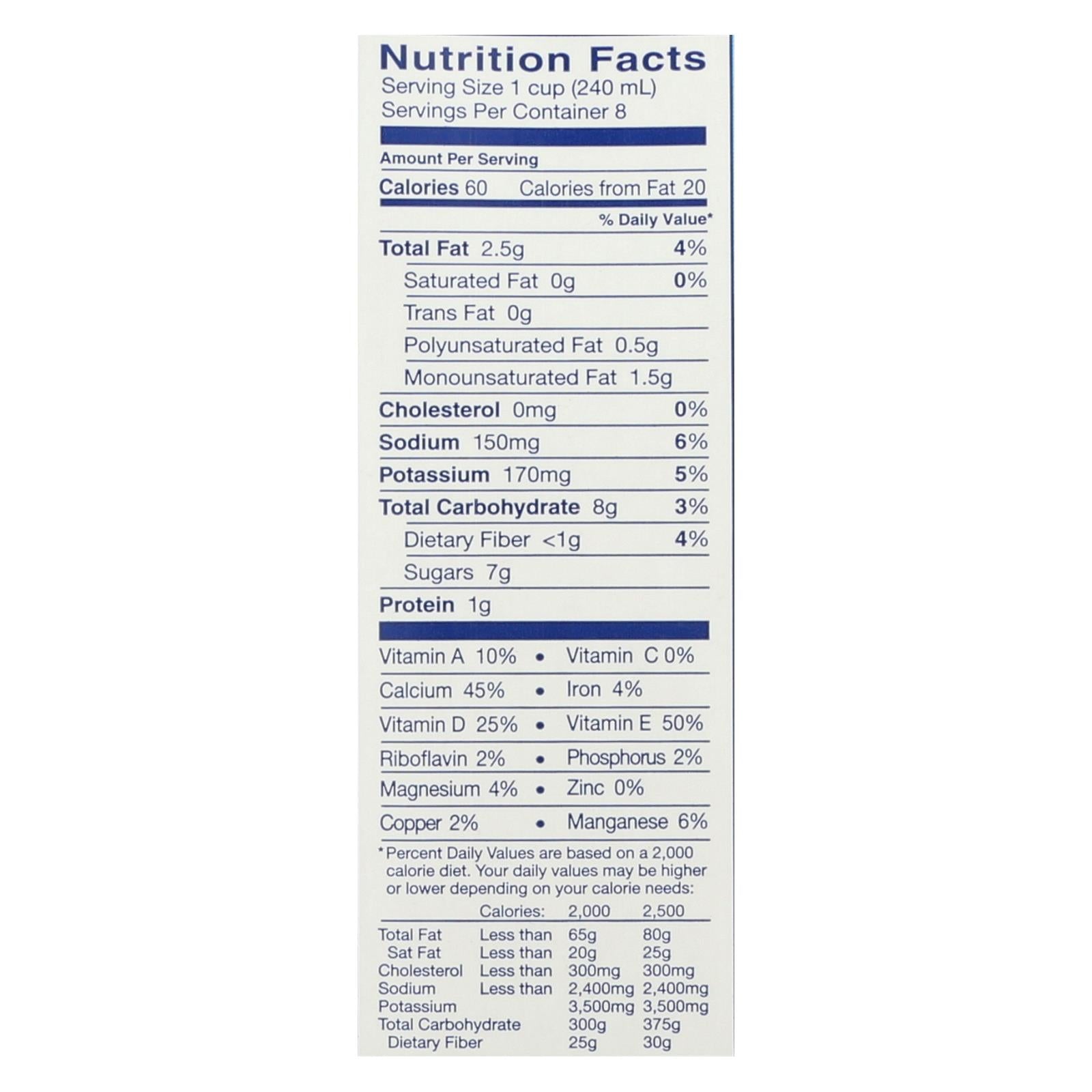 Almond Breeze - Almond Milk - Original - Case Of 8 - 64 Fl Oz. - Maras Green