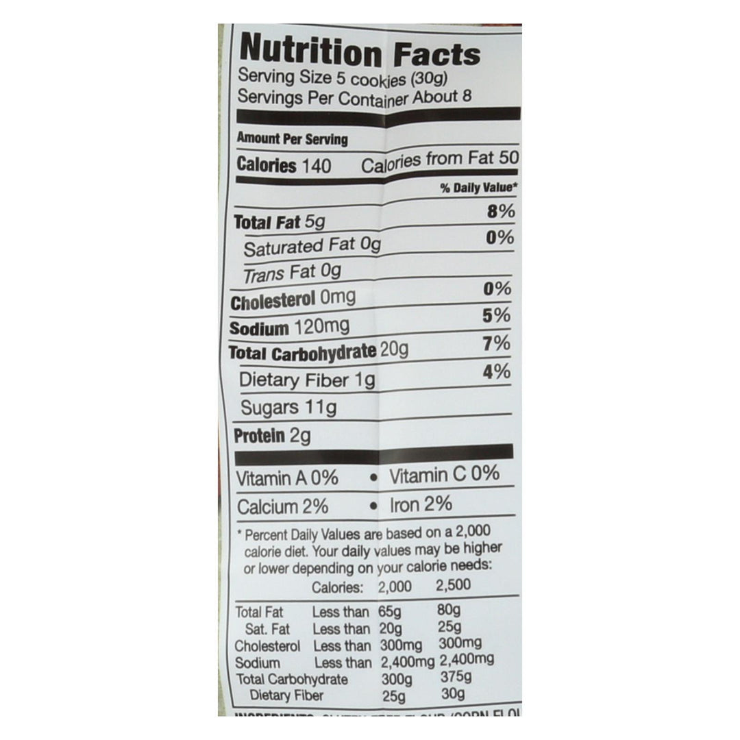 Midel Cookies - Ginger Snaps - Case Of 8 - 8 Oz - Maras Green