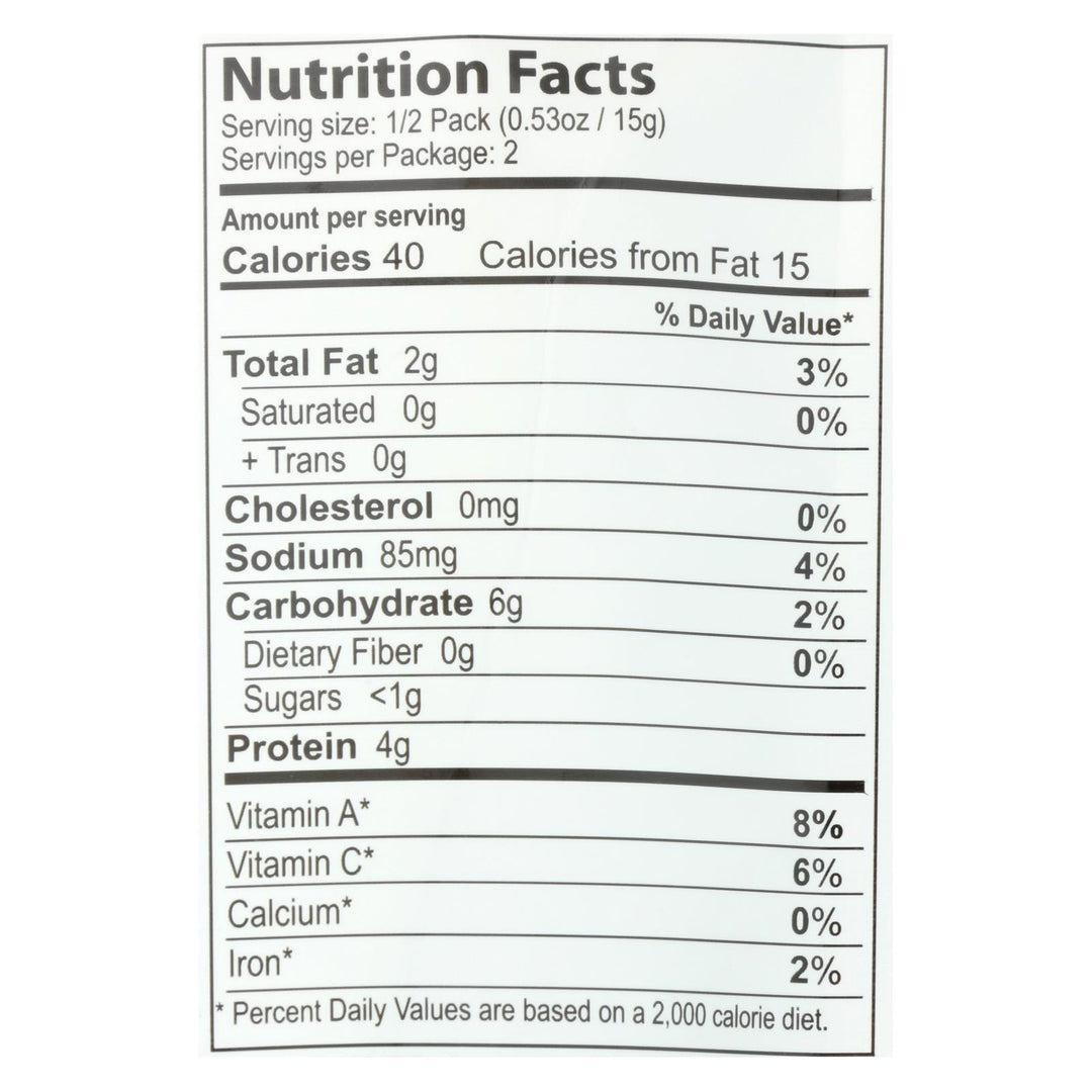 Seasnax Chomperz Crunchy Seaweed Chips - Barbecue - Case Of 8 - 1 Oz. - Maras Green