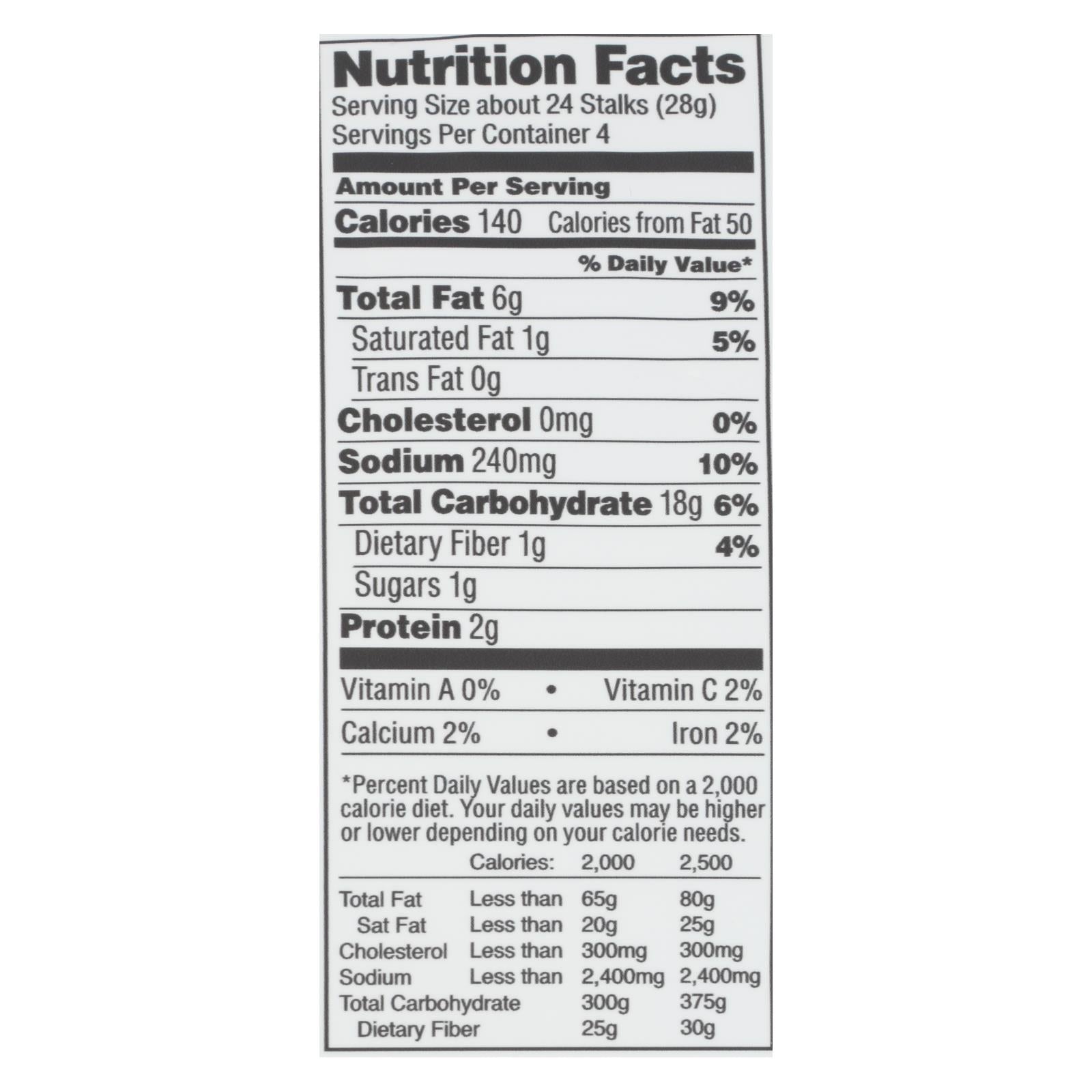 From The Ground Up - Stalk Chddar Cauliflower - Case Of 12 - 4 Oz - Maras Green