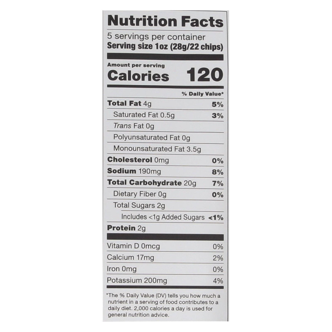 Popchips Potato Chip - Sour Cream - Onion - Case Of 12 - 5 Oz - Maras Green