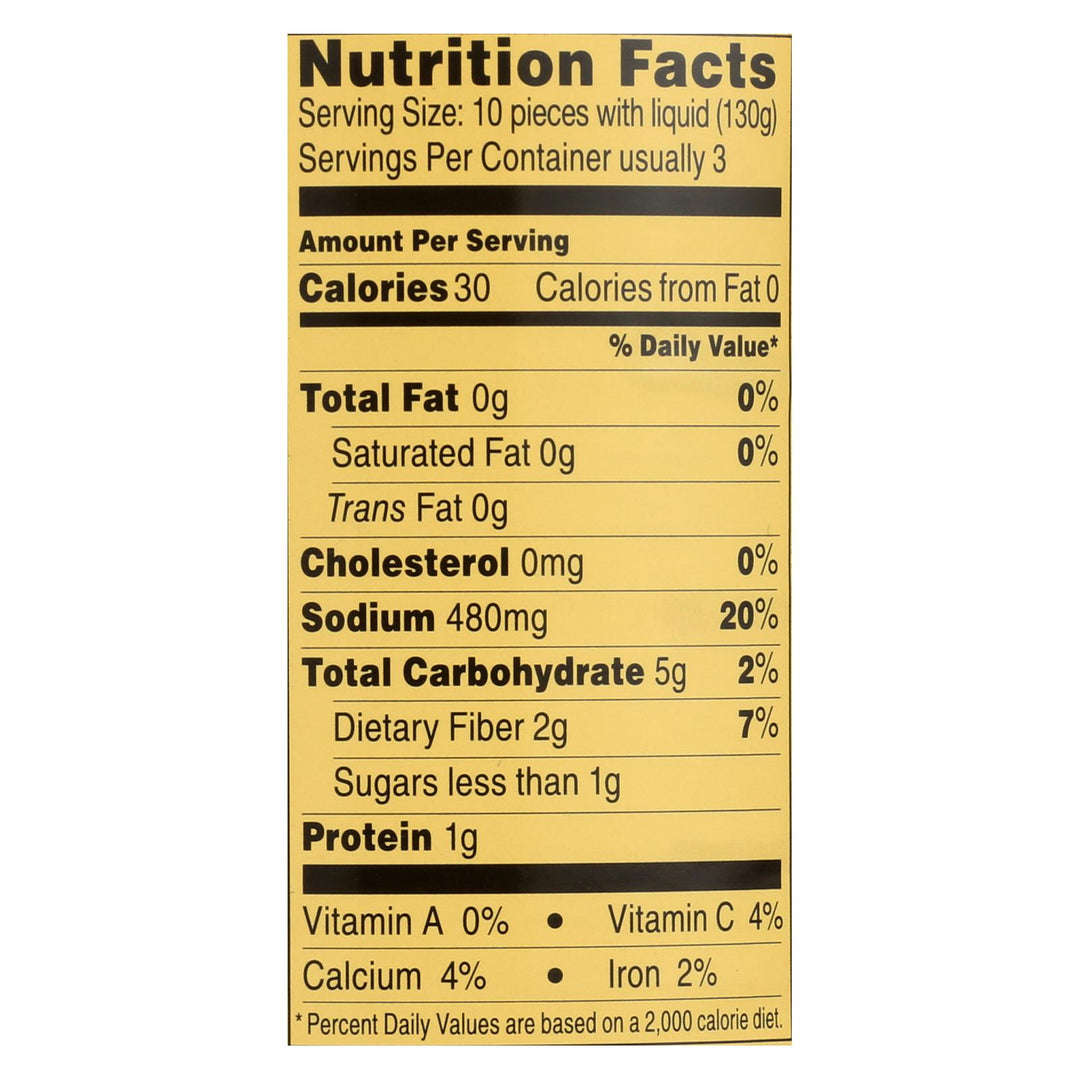 Reese Artichoke Hearts - Quartered - Case Of 12 - 14 Oz. - Maras Green