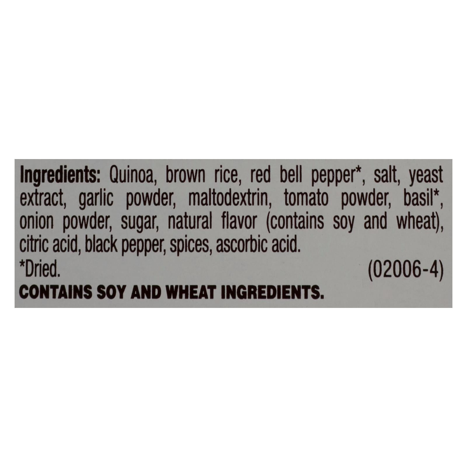 Near East Quinoa Blend - Roasted Red Pepper And Basi - Case Of 12 - 4.9 Oz. - Maras Green