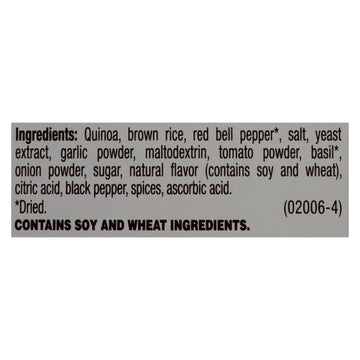 Near East Quinoa Blend - Roasted Red Pepper And Basi - Case Of 12 - 4.9 Oz. - Maras Green