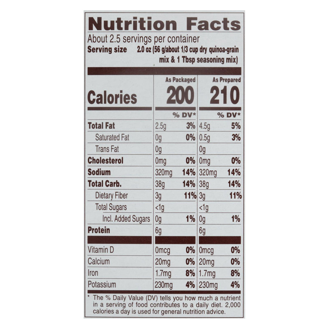 Near East - Quinoa Rosemary/olive Oil - Case Of 12 - 4.9 Oz - Maras Green