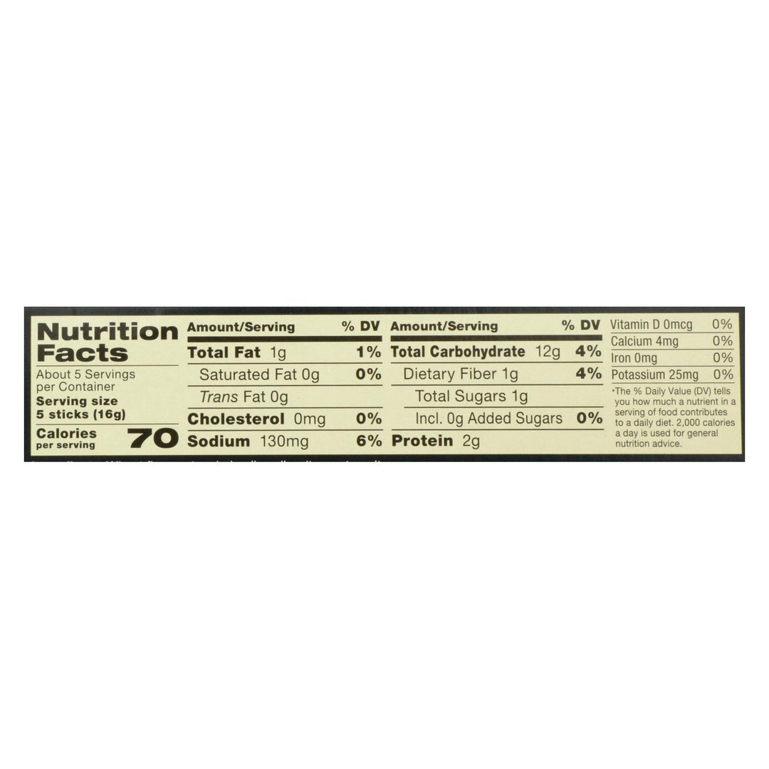 Alessi - Breadsticks - Thin - Case Of 12 - 3 Oz. - Maras Green