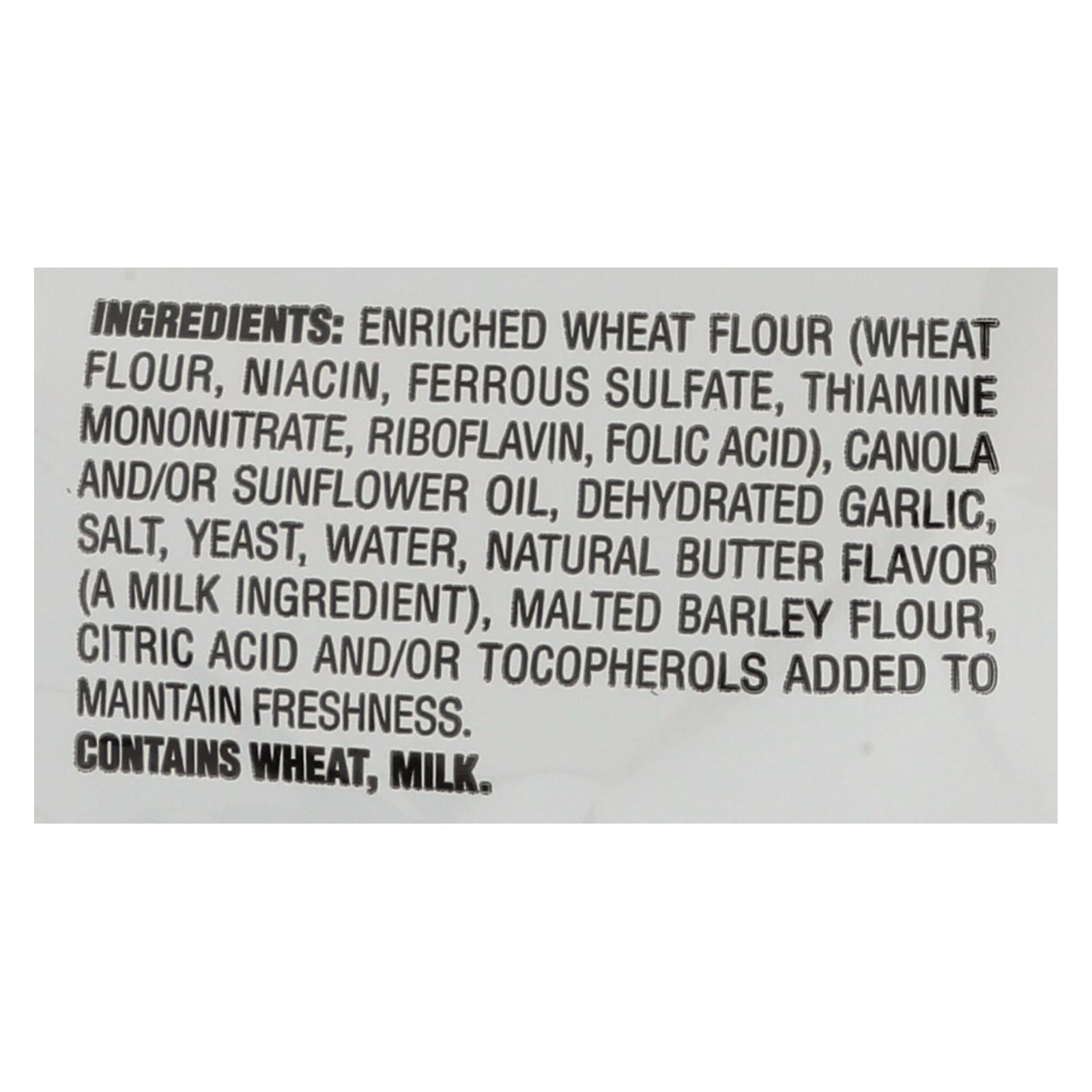 Chatham Village Traditional Cut Croutons - Garlic And Butter - Case Of 12 - 5 Oz. - Maras Green