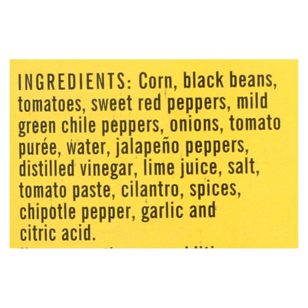 Desert Pepper Trading - Medium Corn Black Bean Red Pepper Salsa - Case Of 6 - 16 Oz. - Maras Green