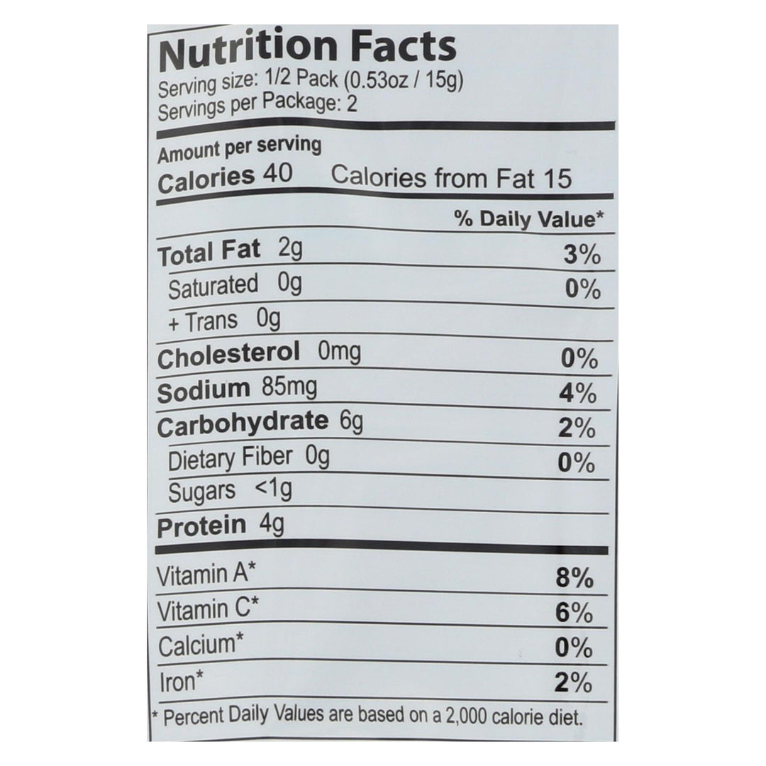 Seasnax Chomperz Crunchy Seaweed Chips - Original - Case Of 8 - 1 Oz. - Maras Green