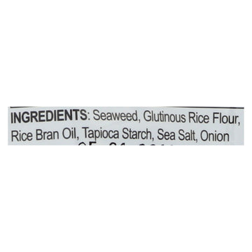 Seasnax Chomperz Crunchy Seaweed Chips - Original - Case Of 8 - 1 Oz. - Maras Green