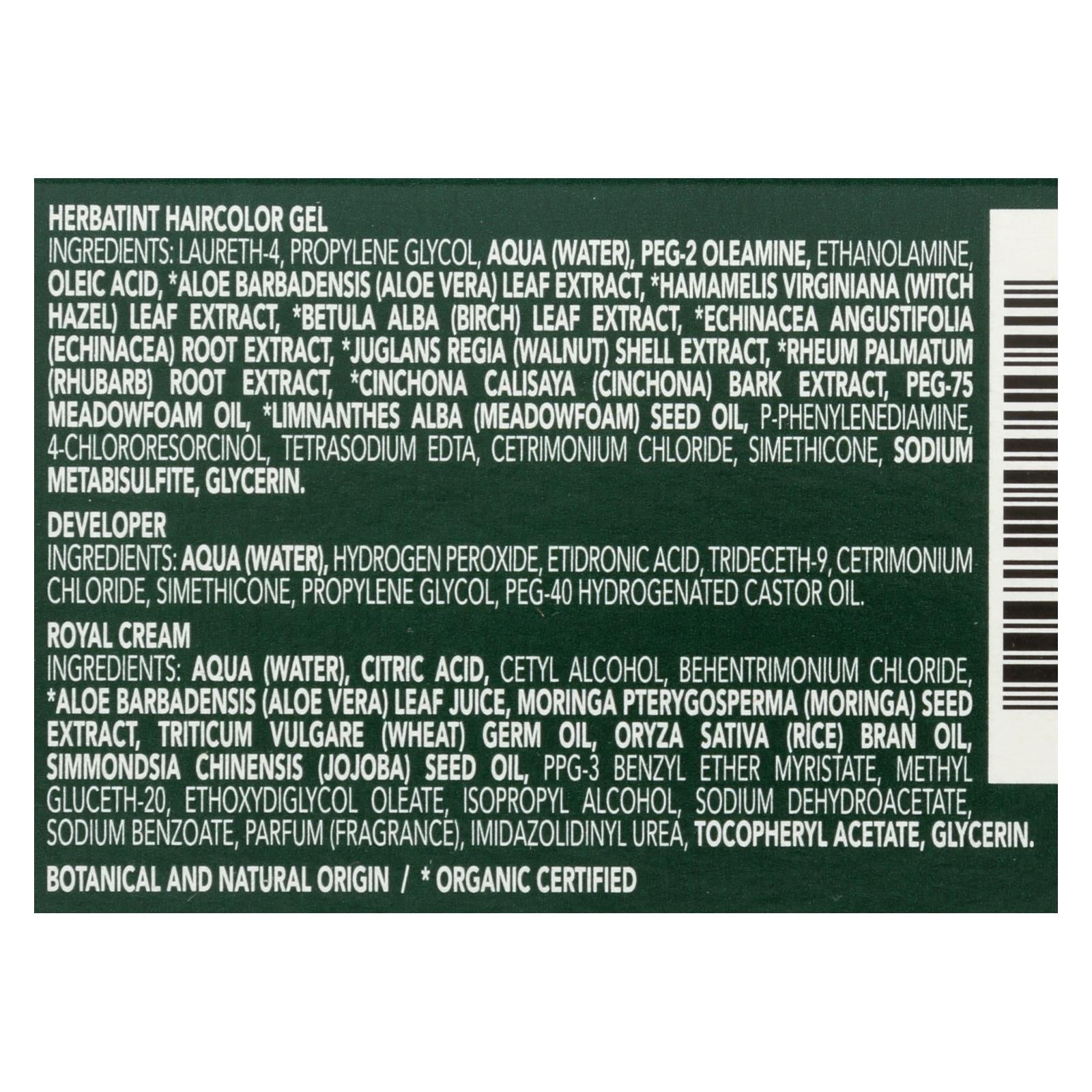 Herbatint Permanent Herbal Haircolour Gel 5n Light Chestnut - 135 Ml - Maras Green