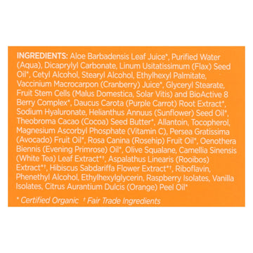 Andalou Naturals Luminous Night Cream Purple Carrot + C - 1.7 Oz - Maras Green