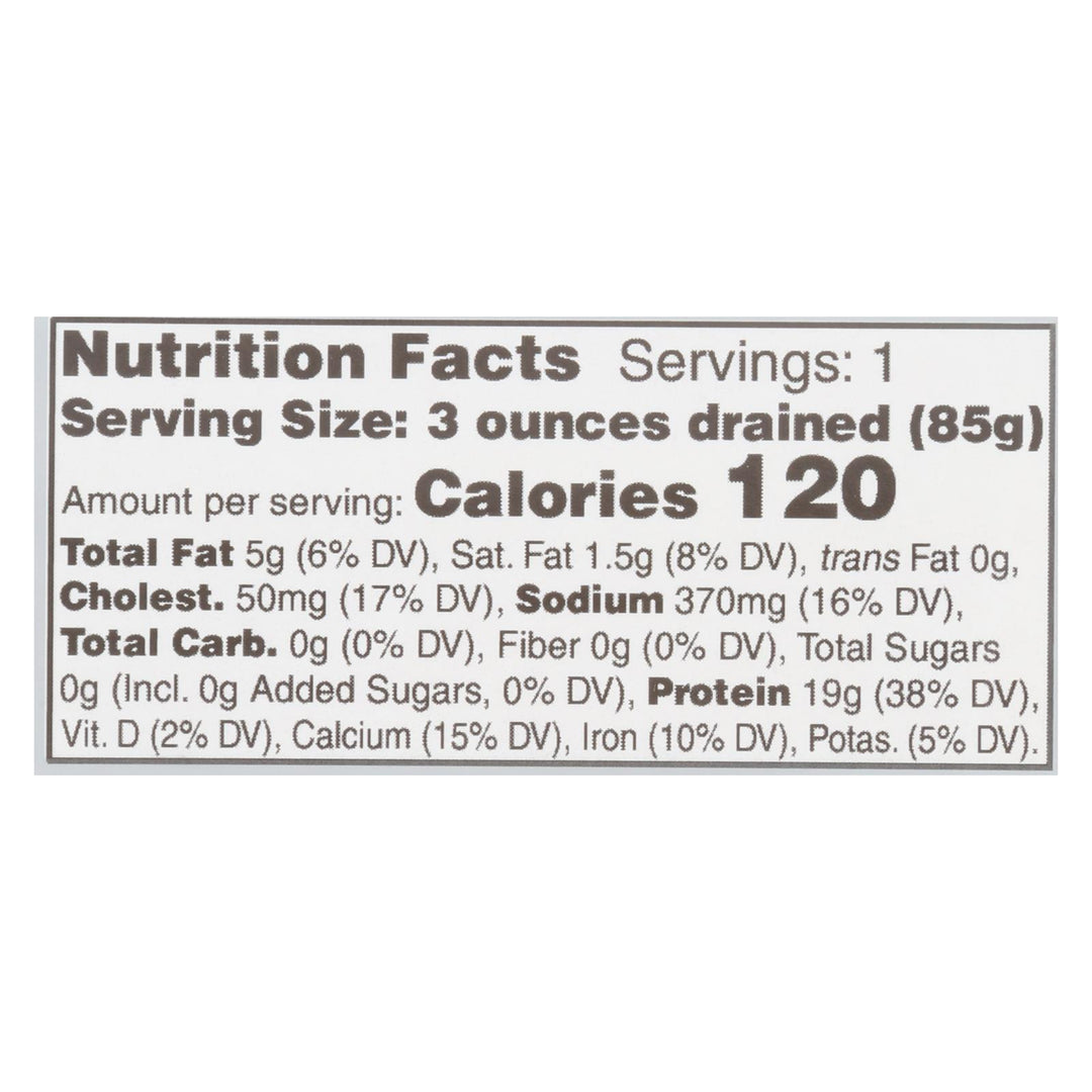 Wild Planet White Anchovies - In Water - Case Of 12 - 4.4 Oz - Maras Green