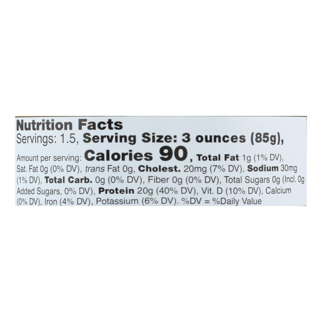 Wild Planet Wild Skipjack Light Tuna - No Salt Added - Case Of 12 - 5 Oz. - Maras Green