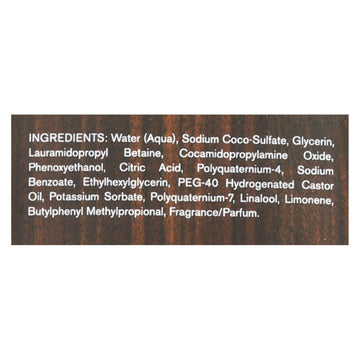 Every Man Jack Body Wash Sandalwood - Case Of 16.9 - 16.9 Fl Oz. - Maras Green
