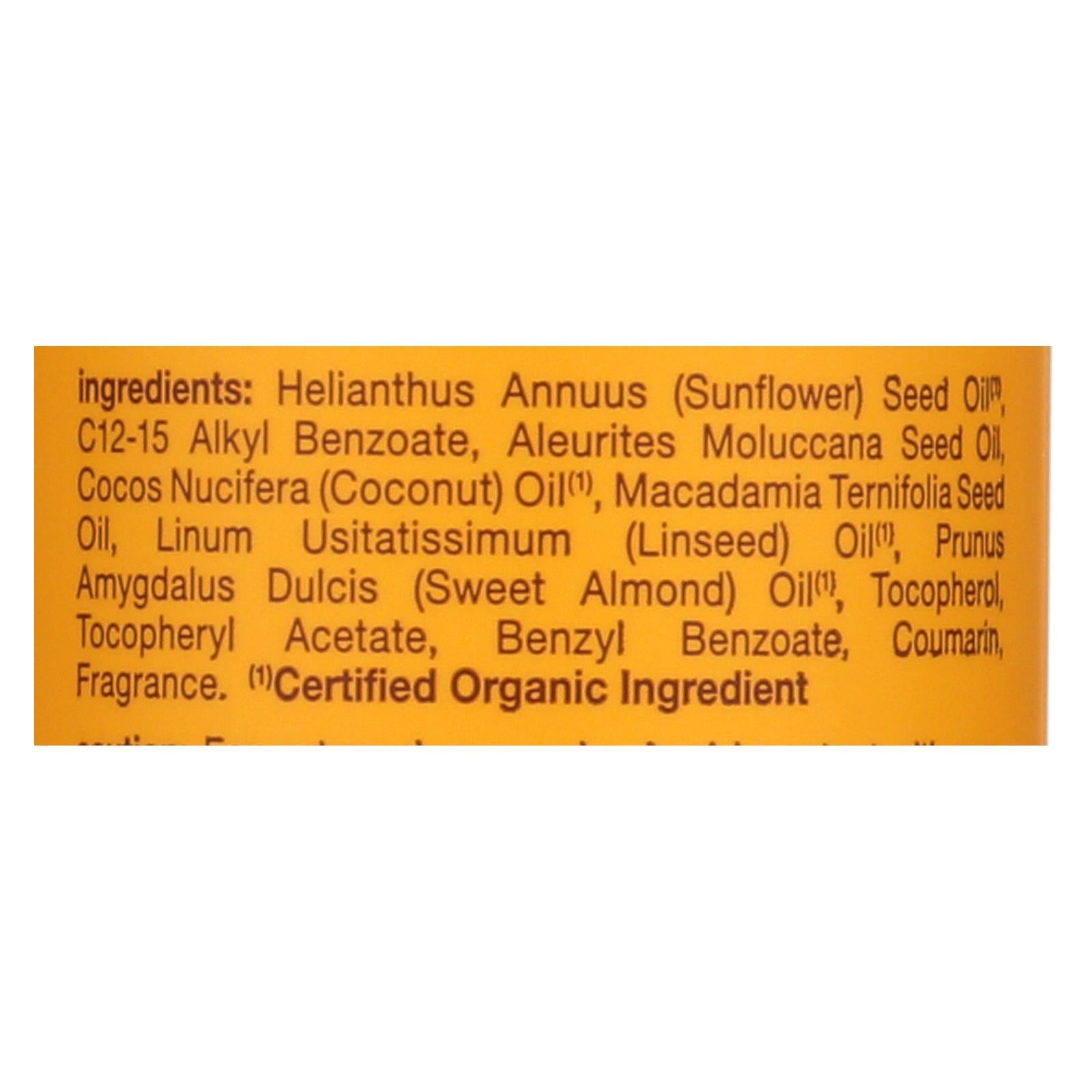 Alba Botanica - Hawaiian Body Oil Kukui Nut - 8.5 Fl Oz - Maras Green