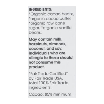 Alter Eco Americas Organic Chocolate Bar - Dark Blackout - 2.82 Oz Bars - Case Of 12 - Maras Green